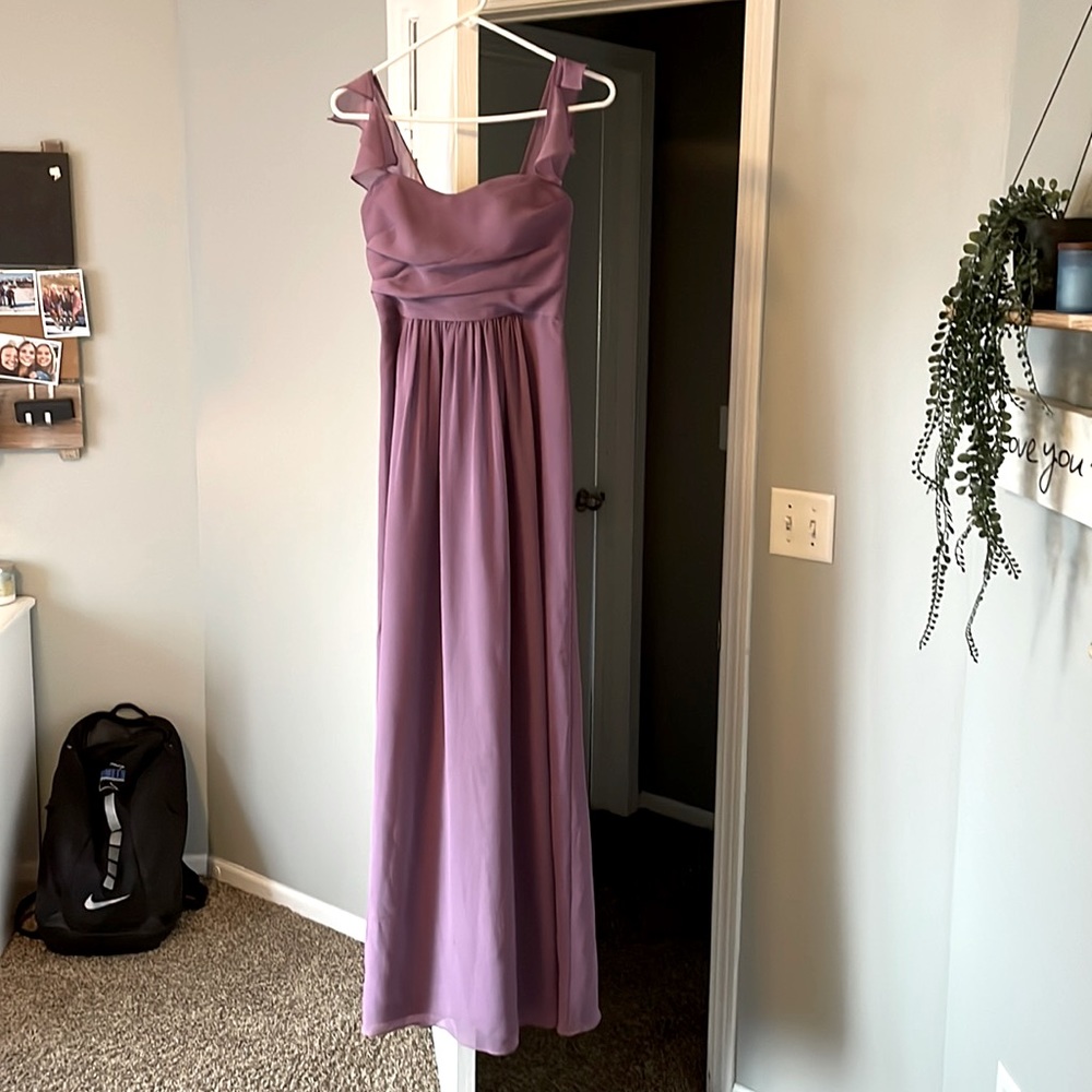 Bridesmaid purple dress!